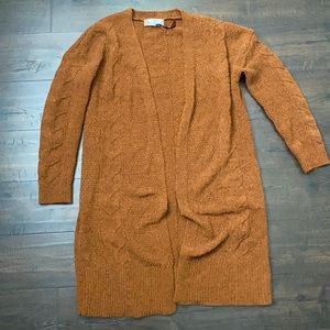Great for fall cardigan! Size medium, warm!